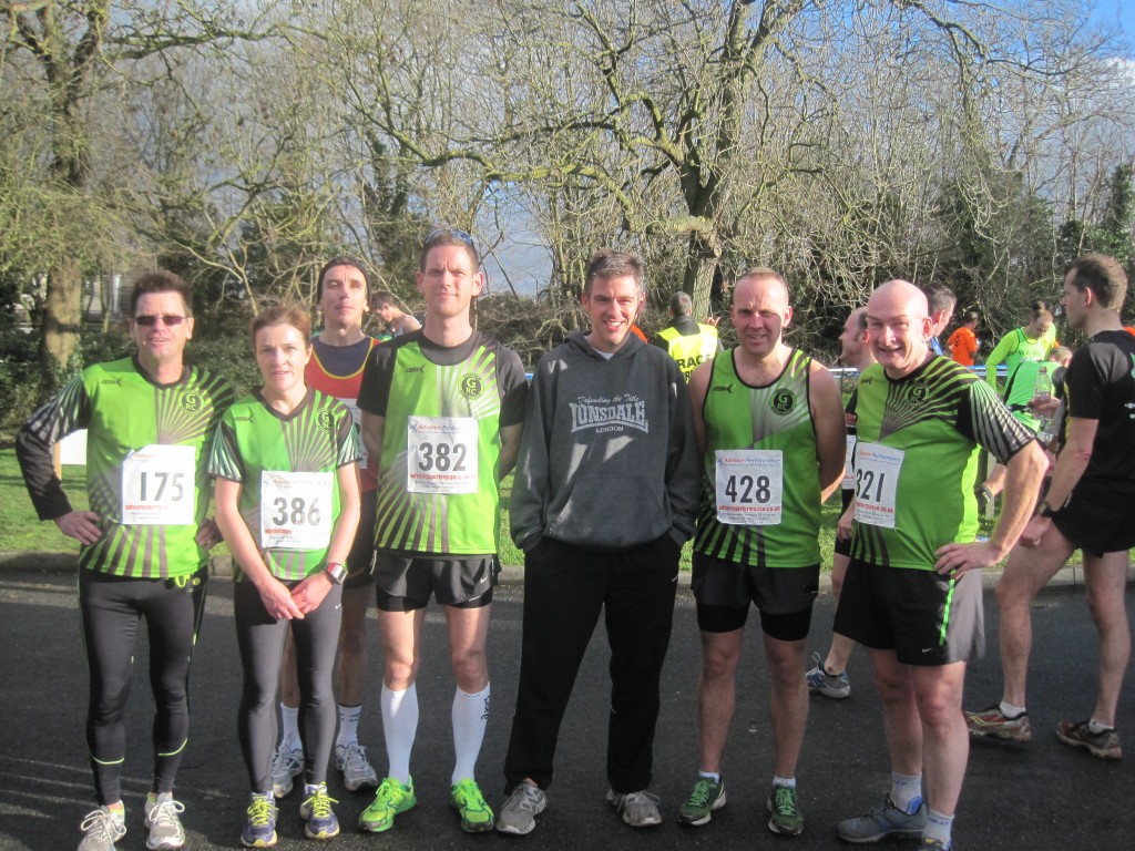 Me with fellow Grantham finishers