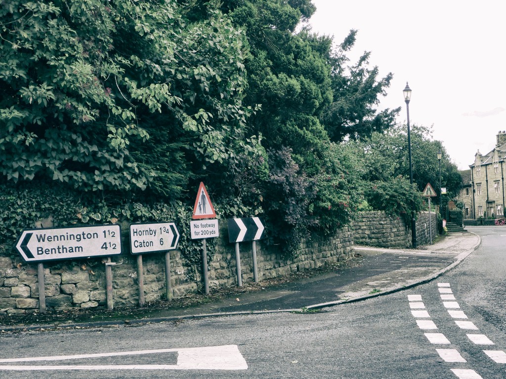 The busy road marked the point to return home.