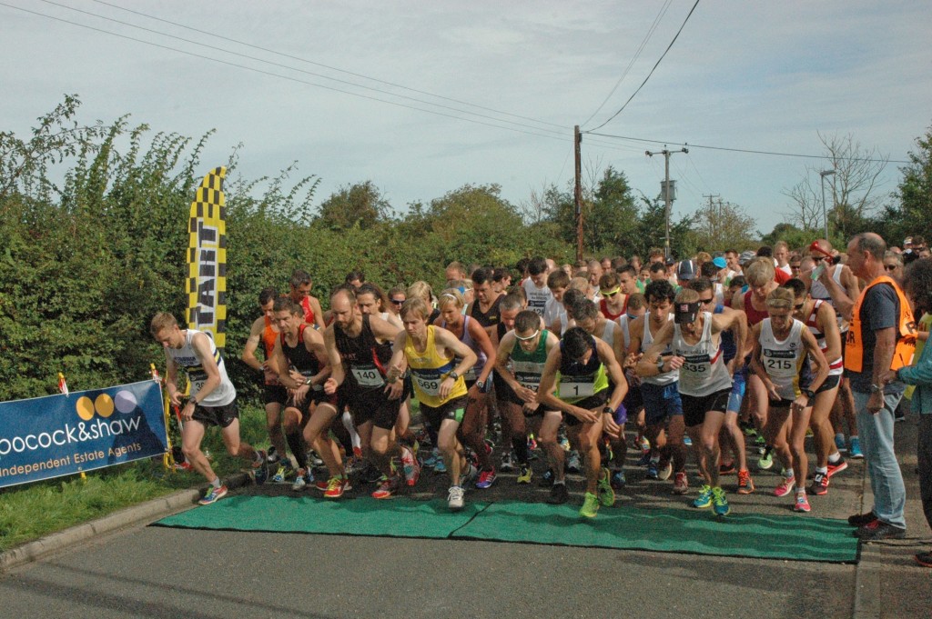 The start of the race.