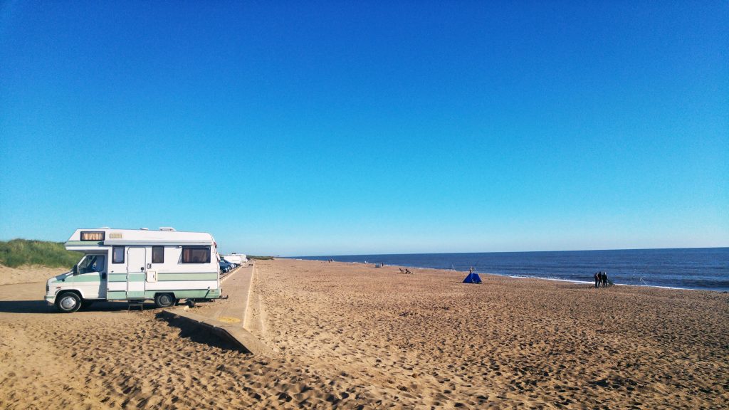 Morning run - Huttoft beach. Sutton on Sea Caravan Site, Saturday 6th August 2016.