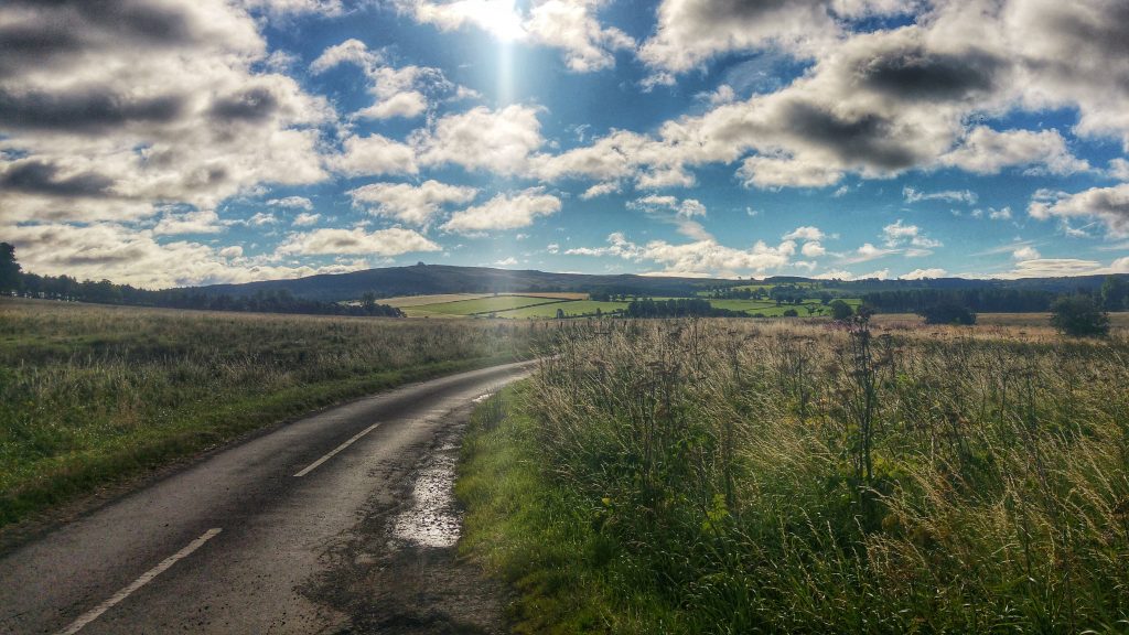 Morning run to Bolton. River Breamish Caravan Site, Ingram, Alnwick, Saturday 13th August 2016.