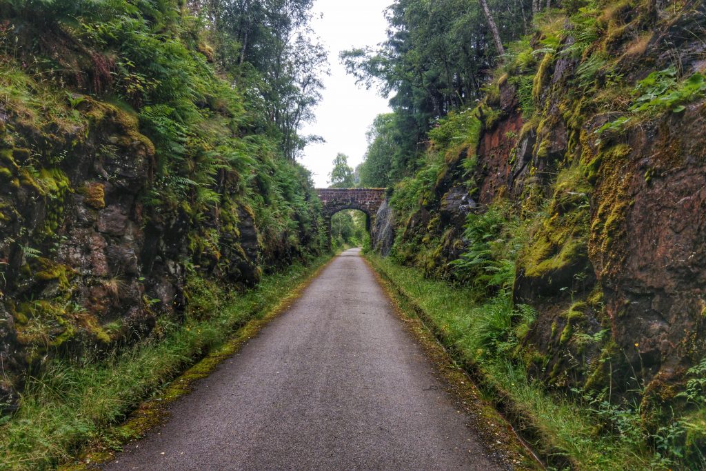 Killin morning run on Cycle Route 7. Killin, Maragowan Caravan Site, Monday 15th August 2016.