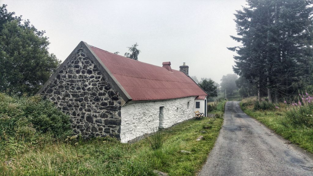 Morning run in Killin - National Trust House. Killin, Maragowan Caravan Site, Tuesday 16th August 2016.