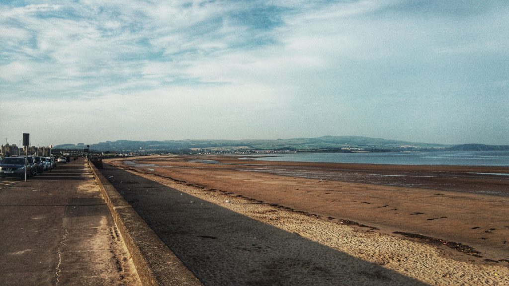 Morning run in Ayr - Esplanade. Ayr Craigie Gardens Caravan Site, Thursday 18th August 2016.