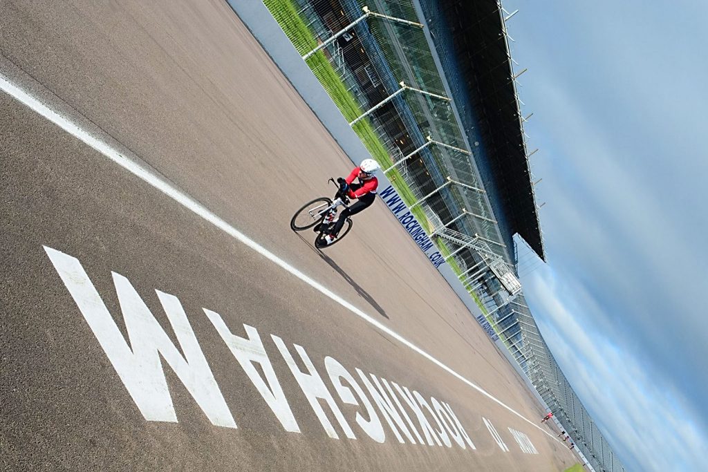 Heading along the main straight. Picture c/o SBR Events / Wild Coy Photography.